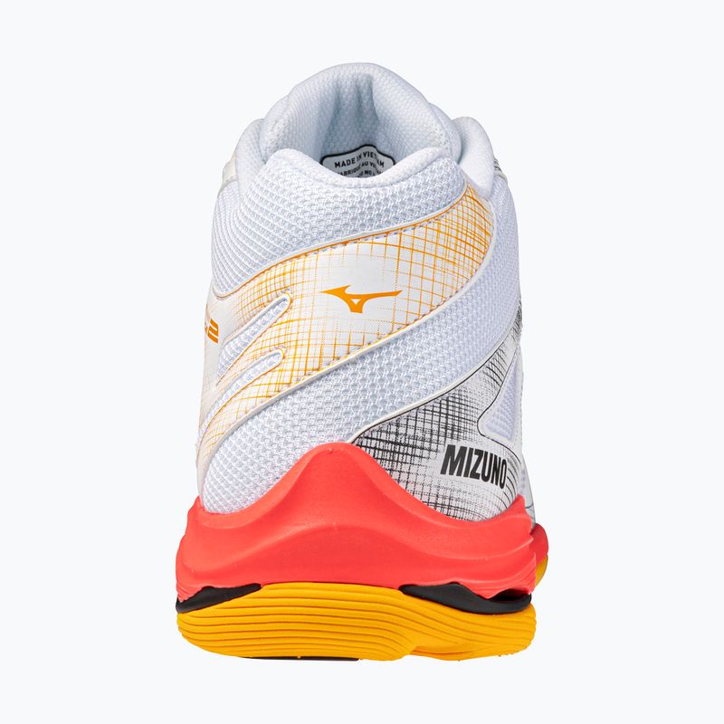 Tinklinio batai Mizuno Wave Voltage 2 Mid white/fiery coral 2/citrus 3