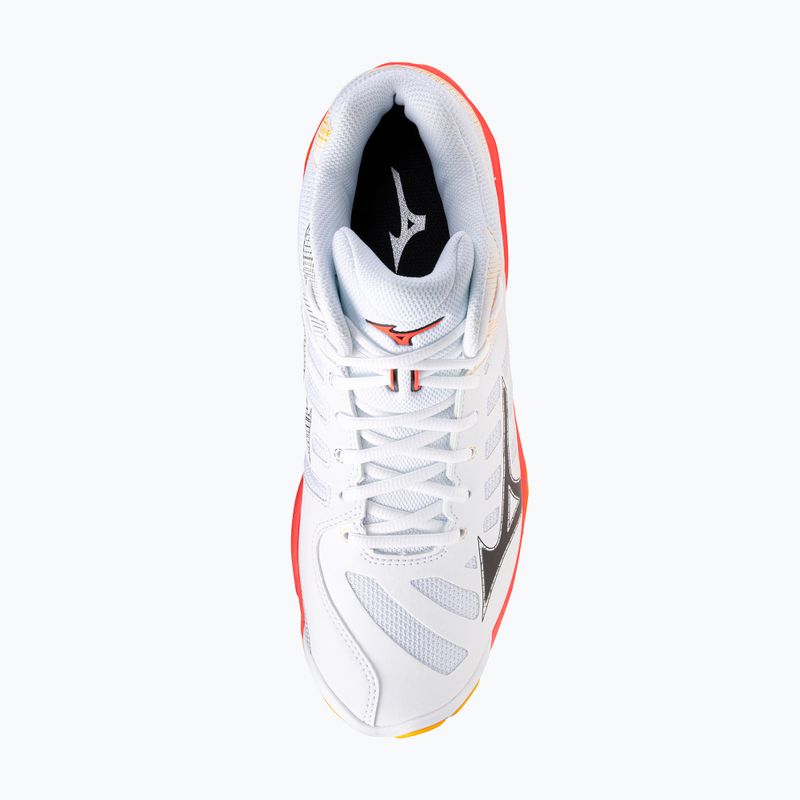 Tinklinio batai Mizuno Wave Voltage 2 Mid white/fiery coral 2/citrus 5