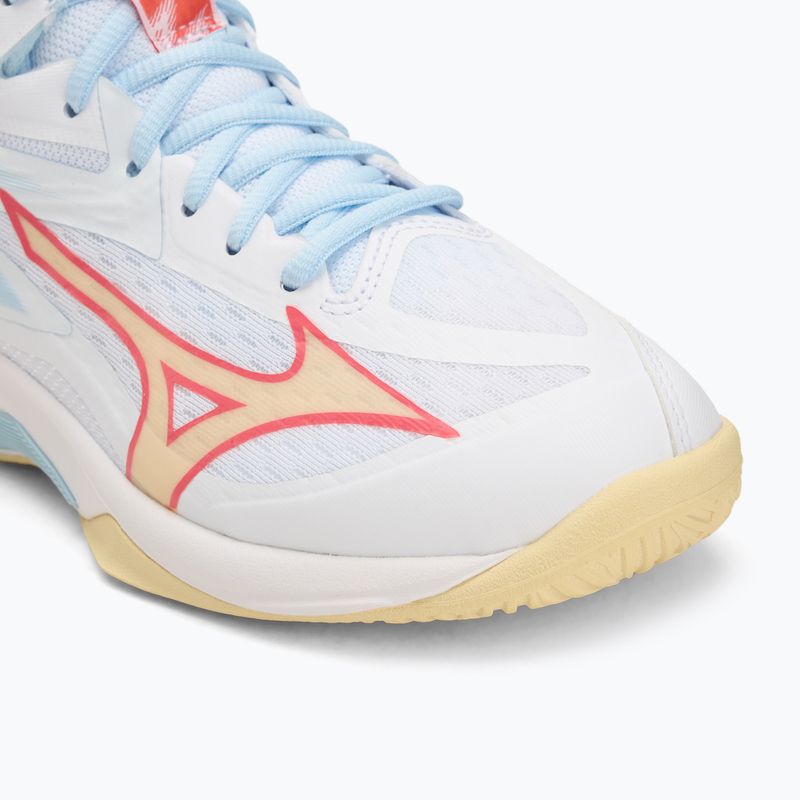 Moteriški tinklinio batai Mizuno Thunder Blade Z Mid white/calypso coral/pale banan 7