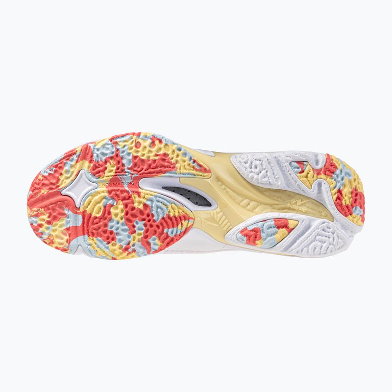 Moteriški tinklinio batai Mizuno Wave Lightning Z8 white/calypso coral/pale banan 4