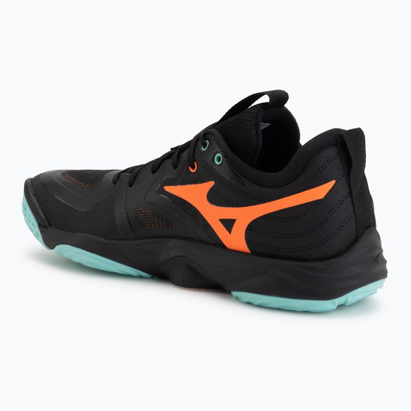Tinklinio bateliai Mizuno Wave Momentum Elite black/tangelo/ice green 3
