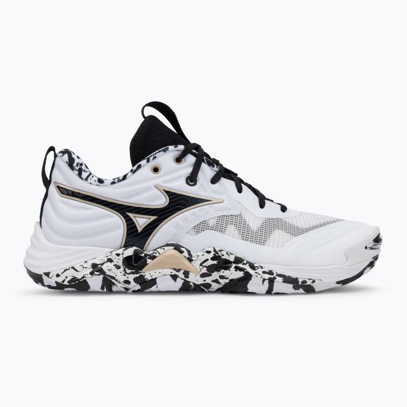 Tinklinio bateliai Mizuno Wave Momentum Elite white/black/gold 2