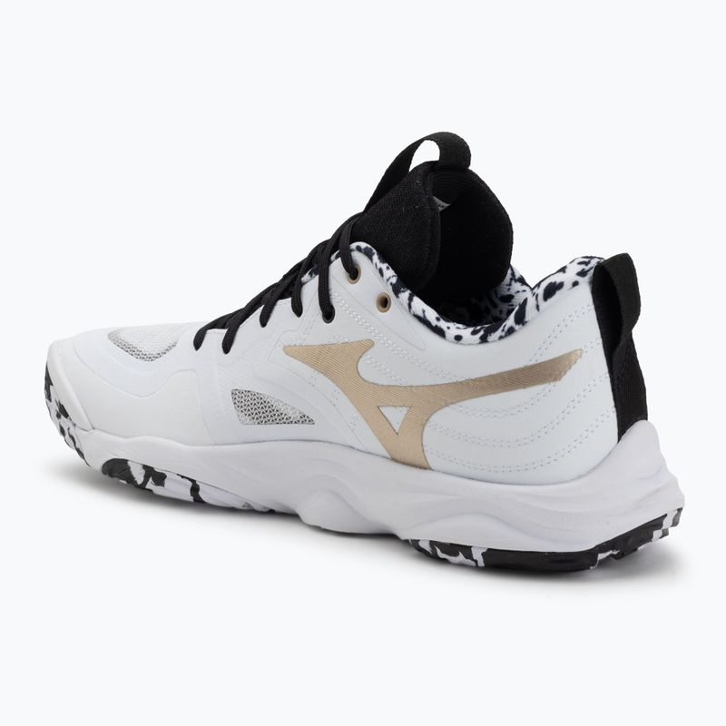 Tinklinio bateliai Mizuno Wave Momentum Elite white/black/gold 3
