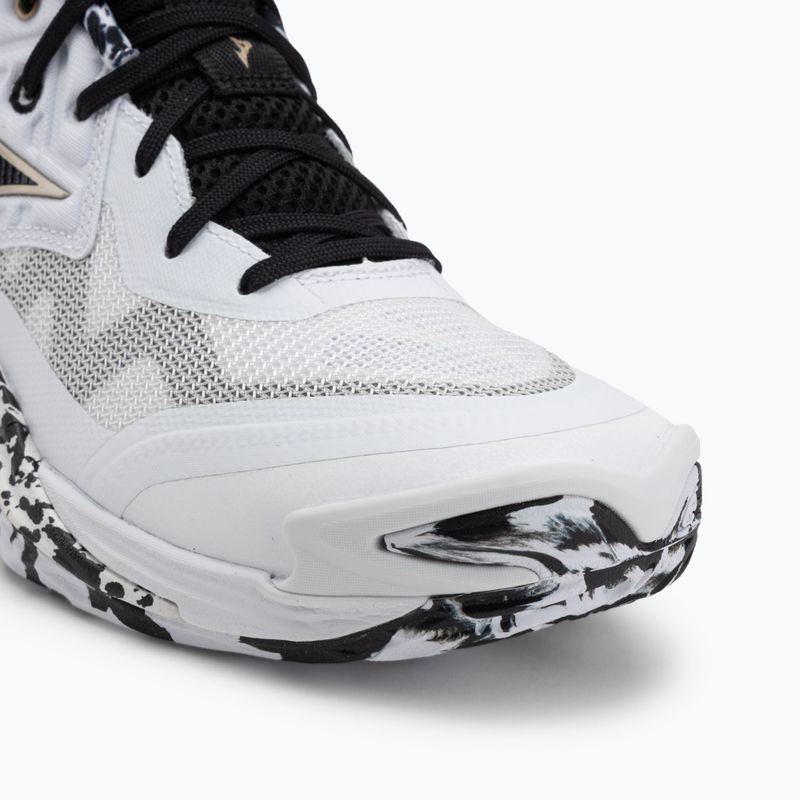 Tinklinio bateliai Mizuno Wave Momentum Elite white/black/gold 7