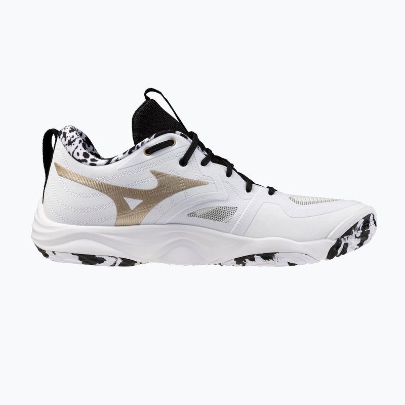 Tinklinio bateliai Mizuno Wave Momentum Elite white/black/gold 9