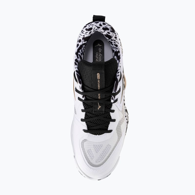 Tinklinio bateliai Mizuno Wave Momentum Elite white/black/gold 12