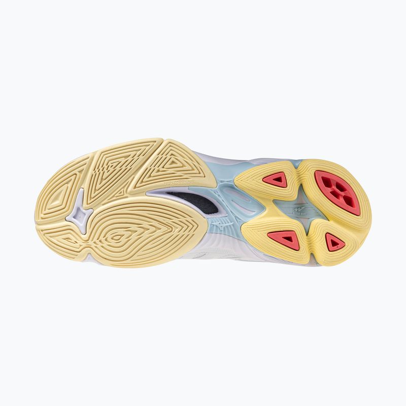 Moteriški tinklinio batai Mizuno Wave Voltage 2 white/calypso coral/pale banan 4