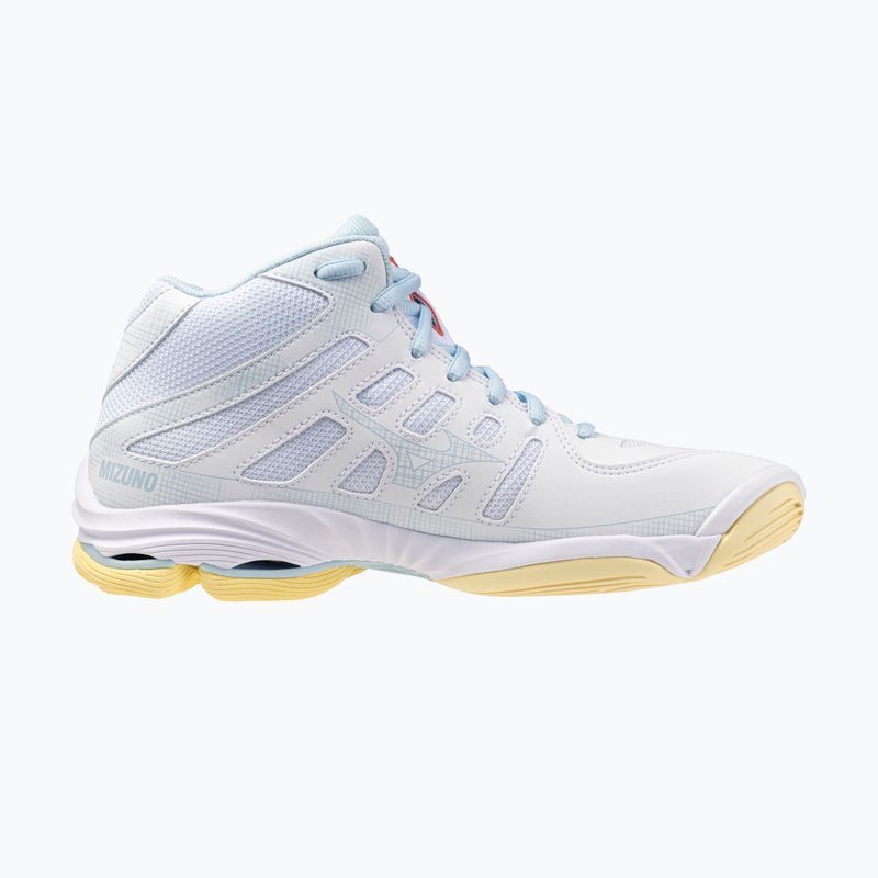 Moteriški tinklinio batai Mizuno Wave Voltage 2 Mid white/calypso coral/pale banan 2