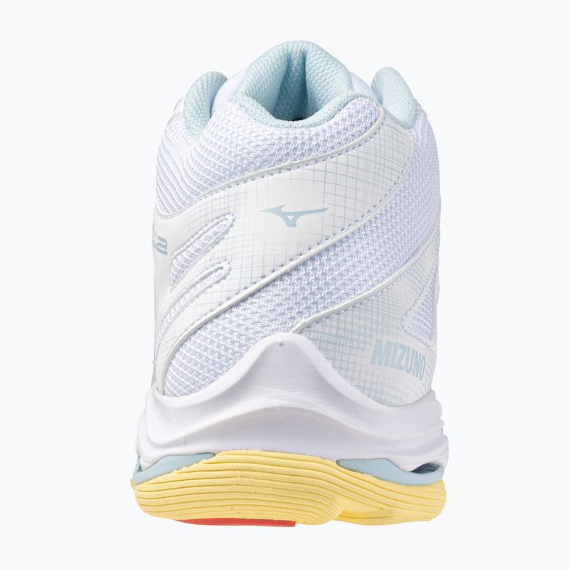 Moteriški tinklinio batai Mizuno Wave Voltage 2 Mid white/calypso coral/pale banan 3