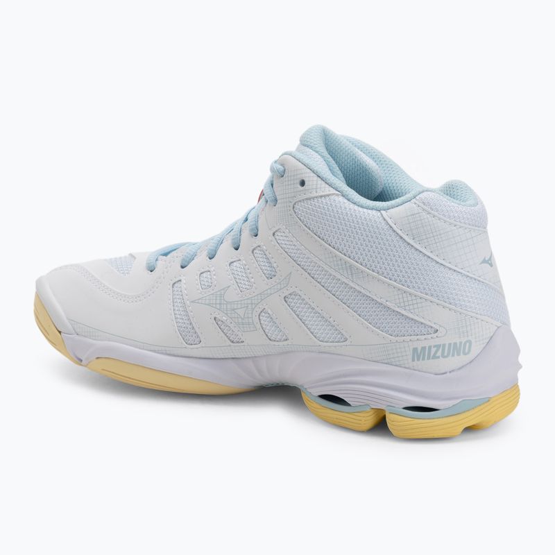 Moteriški tinklinio batai Mizuno Wave Voltage 2 Mid white/calypso coral/pale banan 3