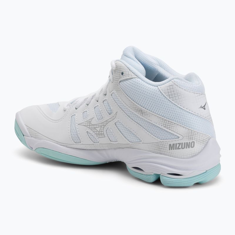 Moteriški tinklinio batai Mizuno Wave Voltage 2 Mid white/blue tint 3
