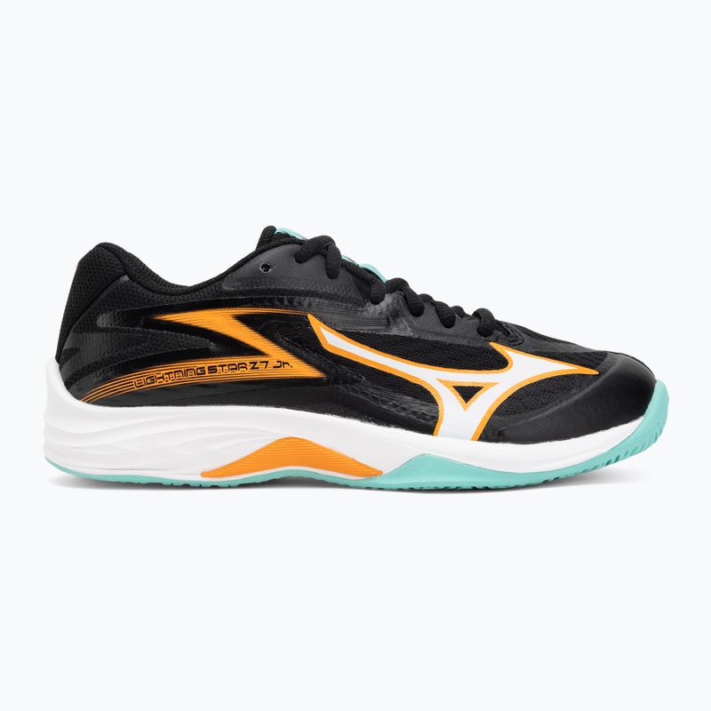 Vaikiški tinklinio batai Mizuno Lightning Star Z7 black/tangelo/ice green 2