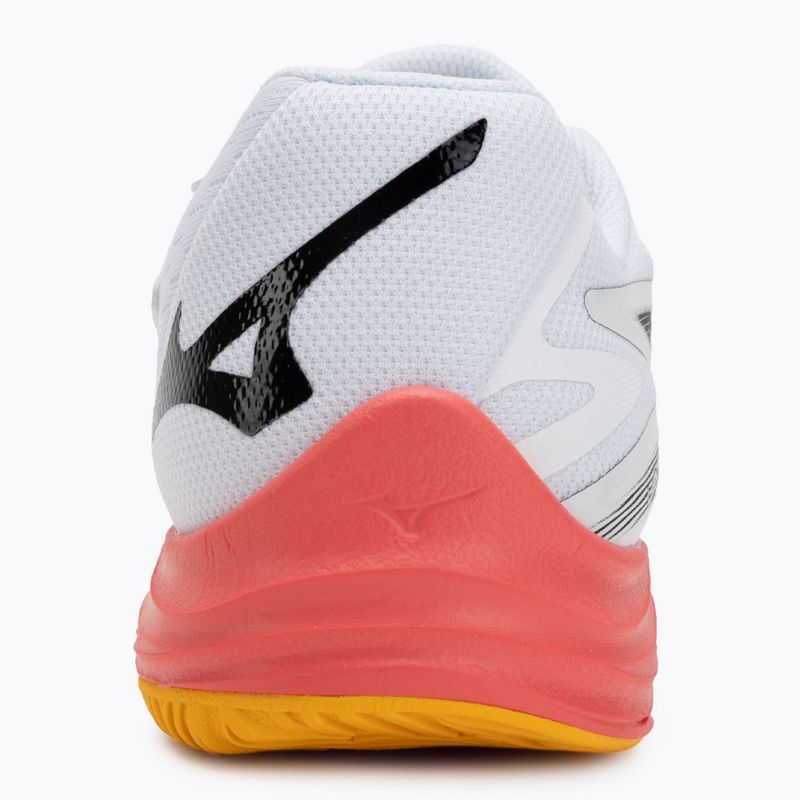 Vaikiški tinklinio batai Mizuno Lightning Star Z7 balti/ugningas koralas 2/citrina 6