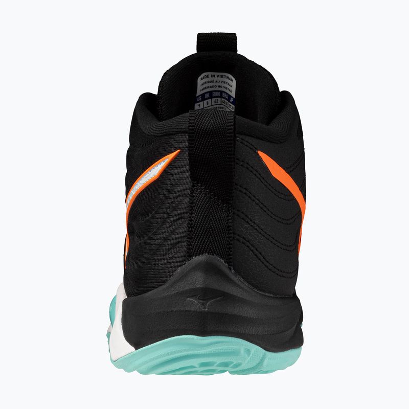 Tinklinio batai Mizuno Wave Momentum Elite Mid black/tangelo/ice green 10