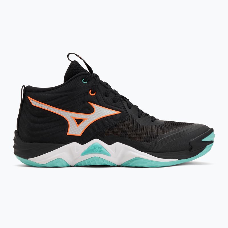 Tinklinio batai Mizuno Wave Momentum Elite Mid black/tangelo/ice green 2