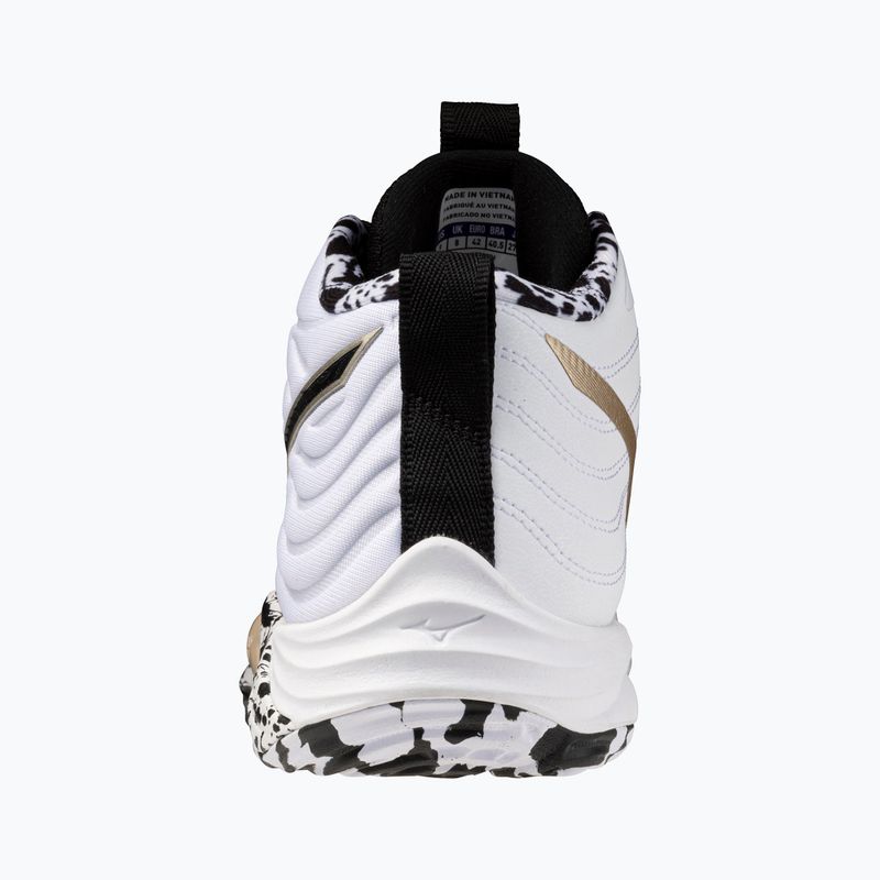 Tinklinio bateliai Mizuno Wave Momentum Elite Mid white/black/gold 10