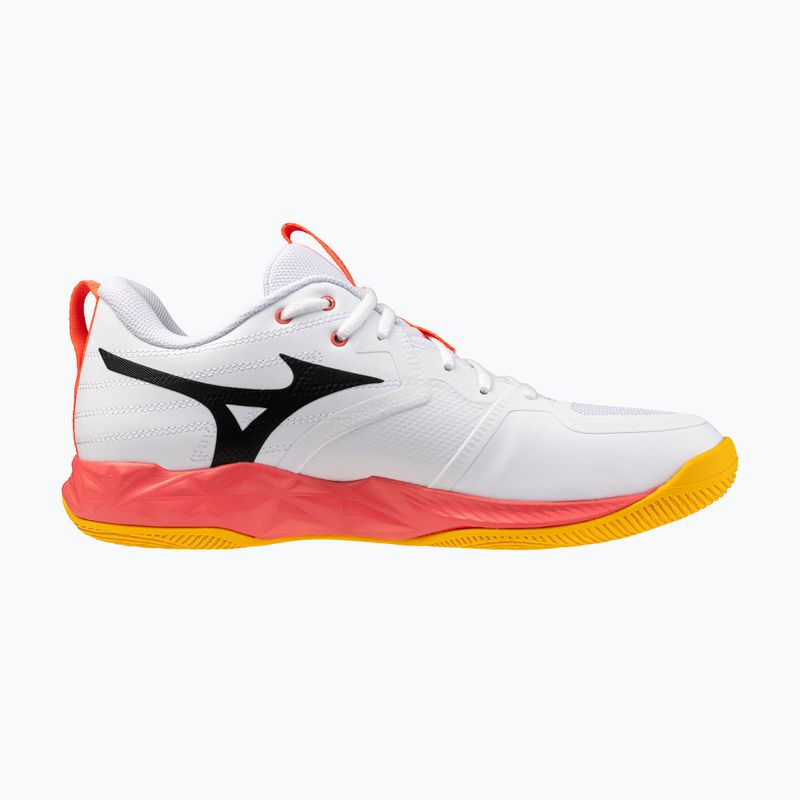 Tinklinio batai Mizuno Wave Momentum Pro white/fiery coral 2/citrus 2