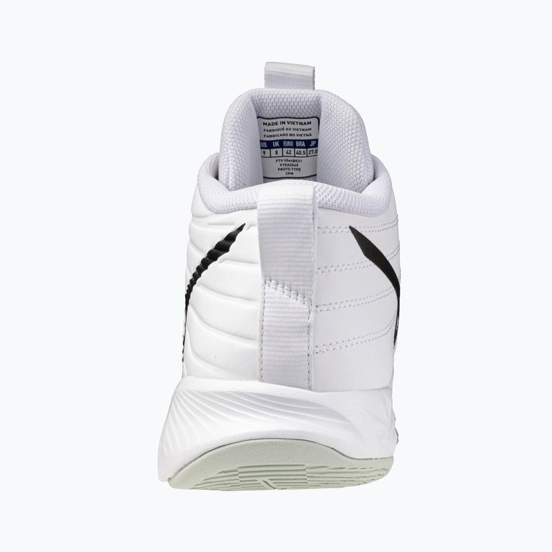 Tinklinio bateliai Mizuno Wave Momentum Pro Mid white/black/frozen emerald 10