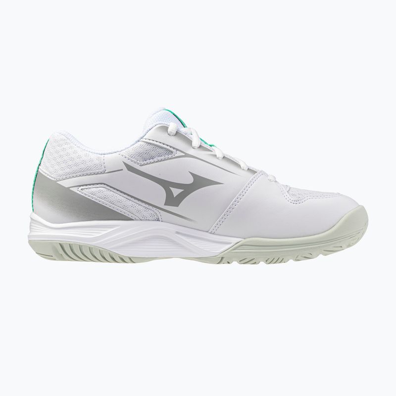 Vaikiški tinklinio batai Mizuno Cyclone Speed 5 white/black/frozen emerald 2