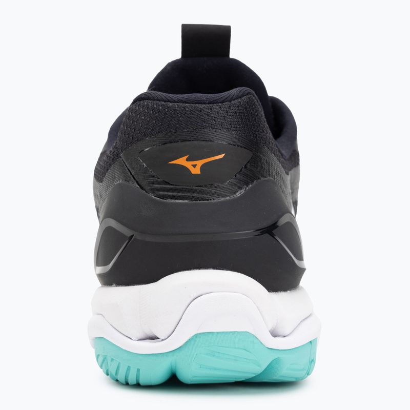 Batai rankiniam Mizuno Wave Stealth 6 black/tangelo/ice green 6