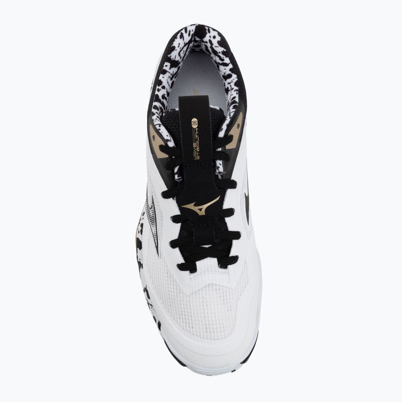 Rankinio bateliai Mizuno Wave Stealth 6 white/black/ge gold 5