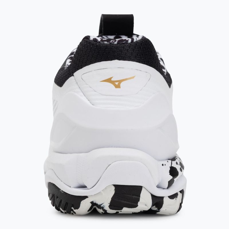 Rankinio bateliai Mizuno Wave Stealth 6 white/black/ge gold 6