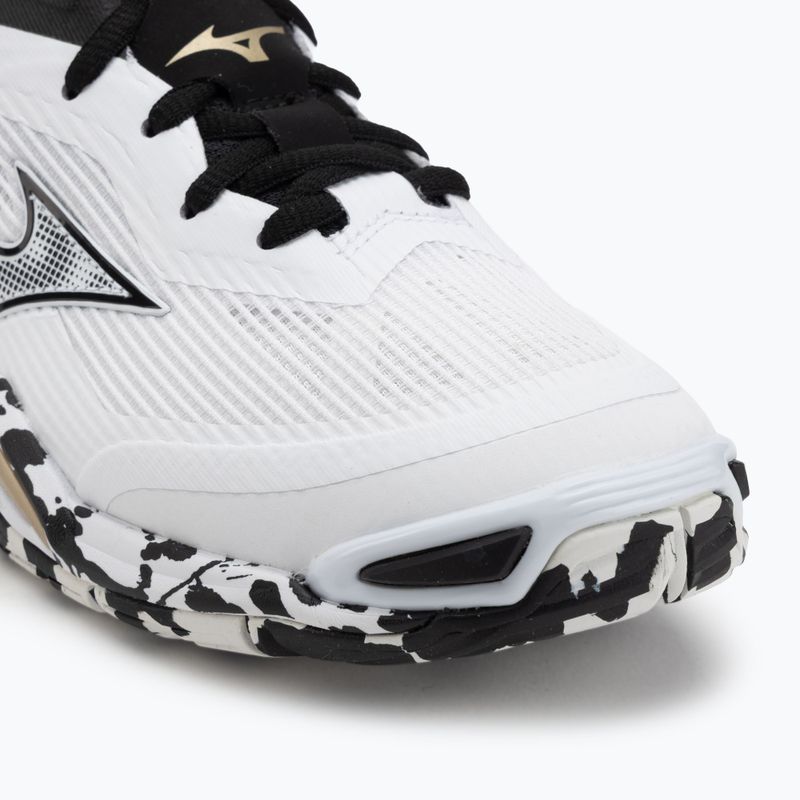 Rankinio bateliai Mizuno Wave Stealth 6 white/black/ge gold 7