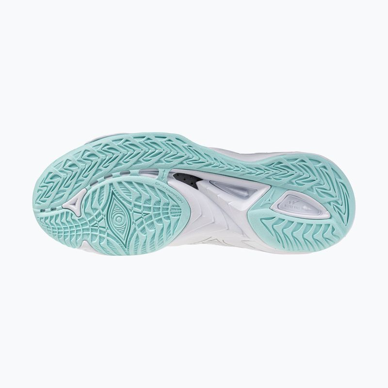 Moteriški batai rankiniam Mizuno Wave Mirage 5 white/blue tint 4