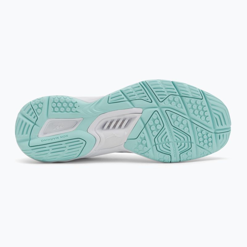 Moteriški batai rankiniam Mizuno Wave Stealth 6 white/blue tint 4