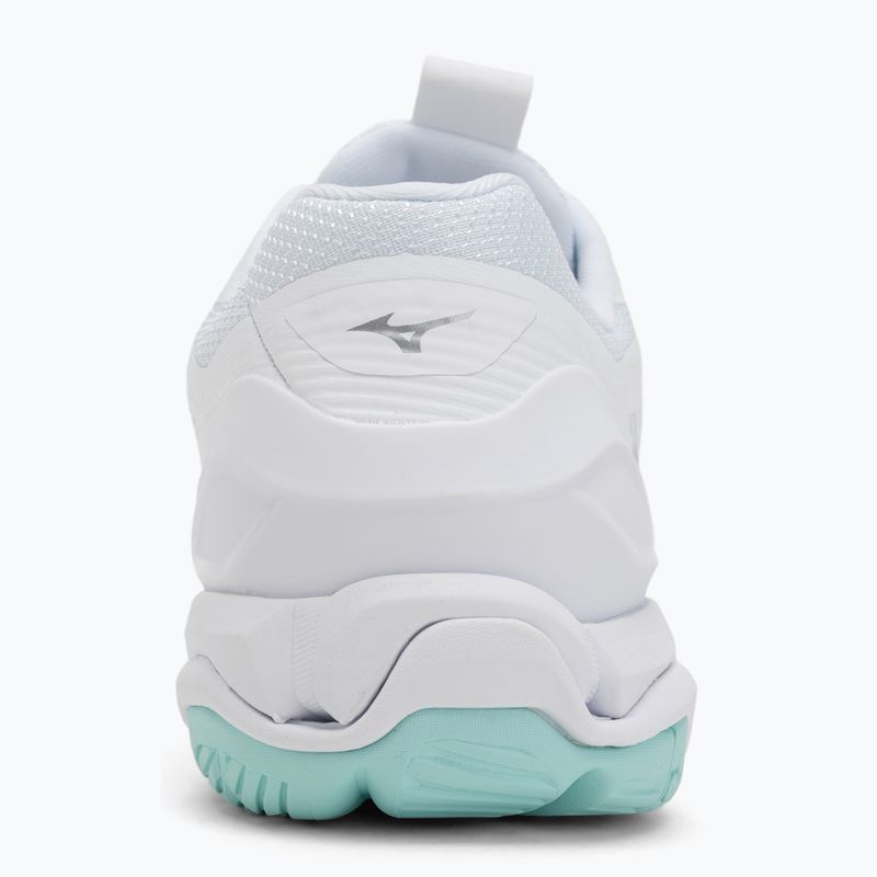 Moteriški batai rankiniam Mizuno Wave Stealth 6 white/blue tint 6