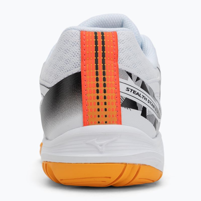 Vaikiški batai Mizuno Stealth Star 3 white/fiery coral 2/citrus 6
