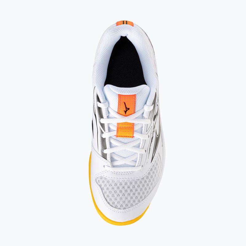 Vaikiški batai Mizuno Stealth Star 3 white/fiery coral 2/citrus 5