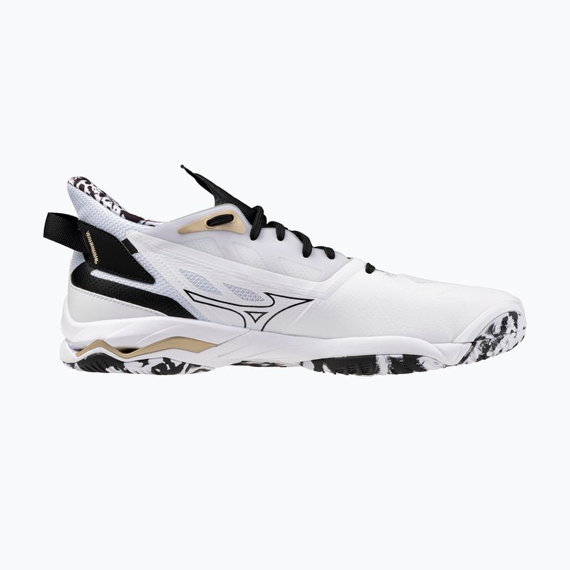 Rankinio bateliai Mizuno Wave Mirage 5 white/black/gold 2