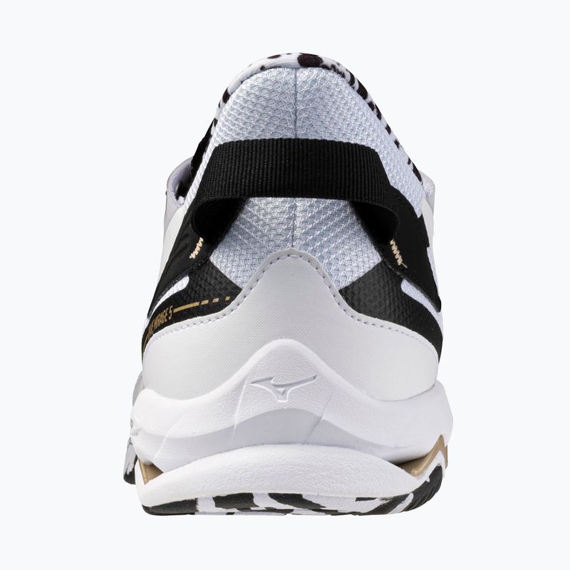 Rankinio bateliai Mizuno Wave Mirage 5 white/black/gold 3