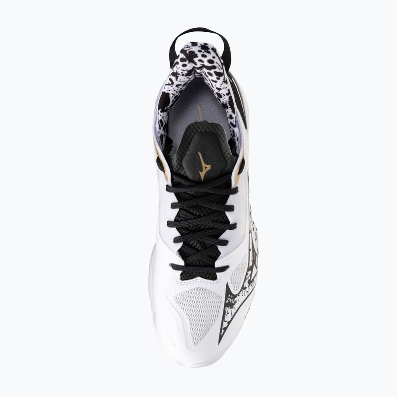 Rankinio bateliai Mizuno Wave Mirage 5 white/black/gold 5