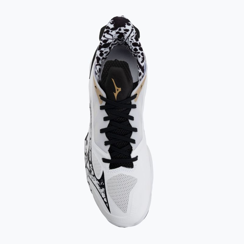 Rankinio bateliai Mizuno Wave Mirage 5 white/black/gold 5
