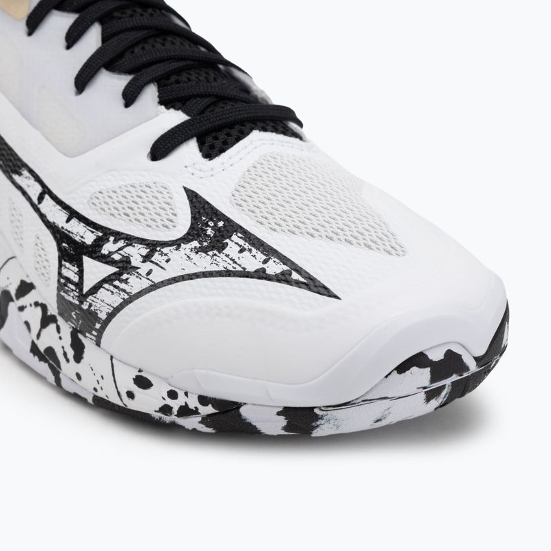 Rankinio bateliai Mizuno Wave Mirage 5 white/black/gold 7