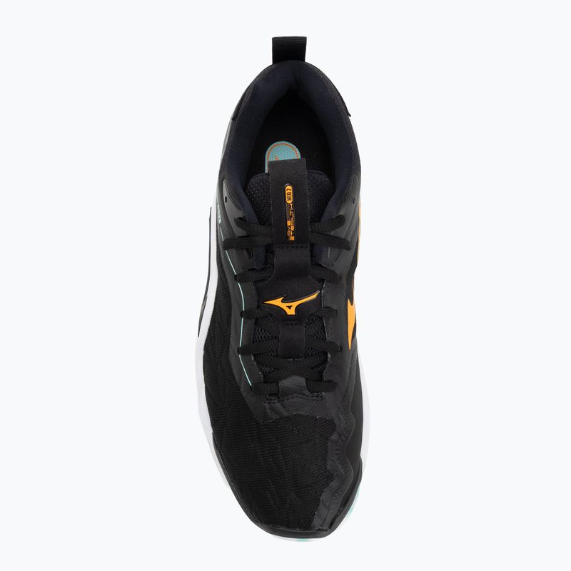 Batai rankiniam Mizuno Wave Stealth Neo 2 black/tangelo/ice green 5