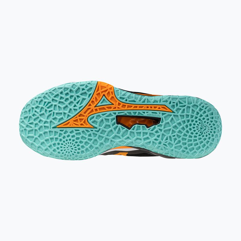 Batai rankiniam Mizuno Wave Stealth Neo 2 black/tangelo/ice green 4