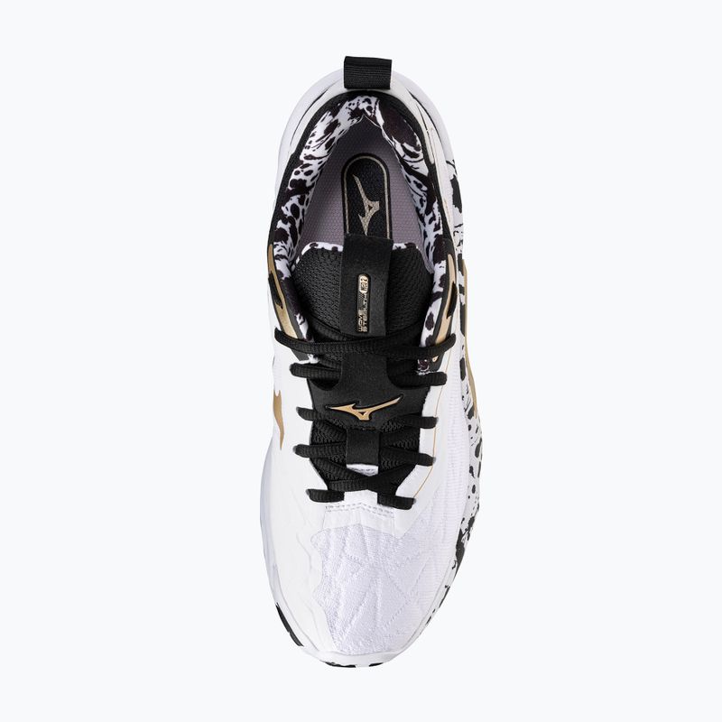 Rankinio bateliai Mizuno Wave Stealth Neo 2 white/black/gold 5