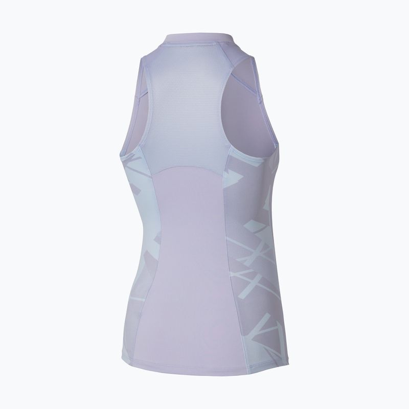 Moteriški marškinėliai Mizuno Daybreakers Printed Tank W icelandic blue 2