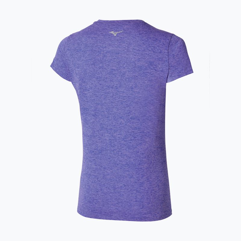Moteriški bėgimo marškinėliai Mizuno Core Tee iris bloom 2