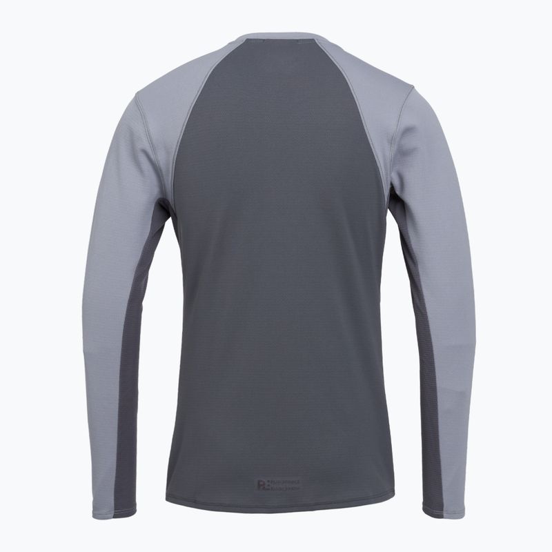 Vyriški bėgimo marškinėliai ilgomis rankovėmis Mizuno Tech Thermal Charge quiksilver 2