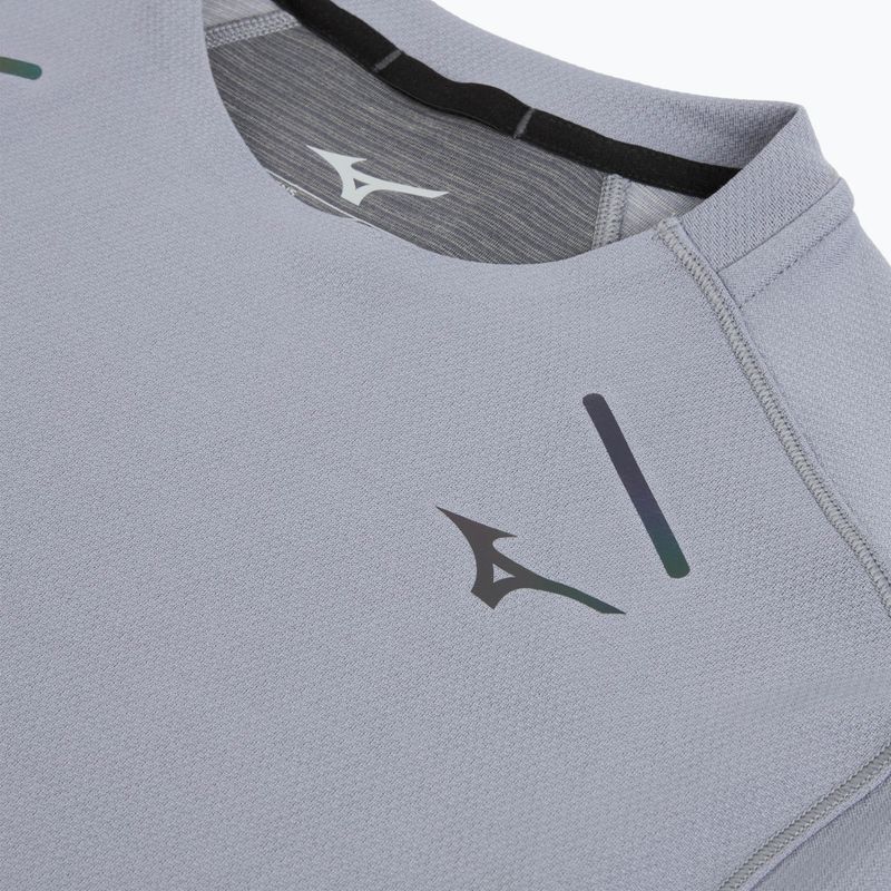 Vyriški bėgimo marškinėliai ilgomis rankovėmis Mizuno Tech Thermal Charge quiksilver 3