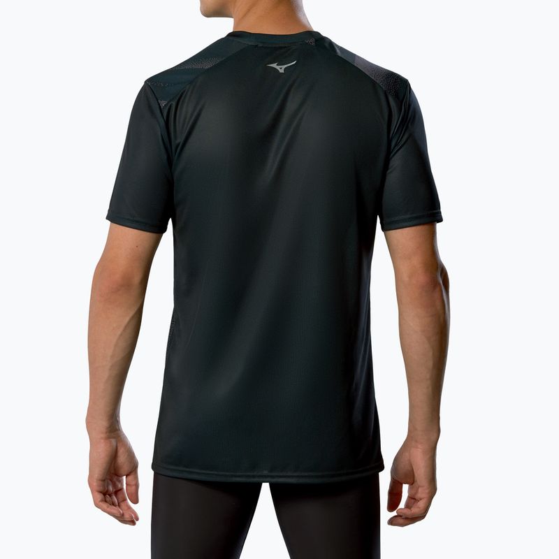 Vyriški bėgimo marškinėliai Mizuno Core Graphic Tee black 3