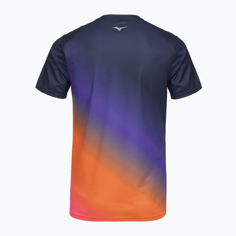 Vyriški bėgimo marškinėliai Mizuno Summer Pack QD Tee yuuyake 2
