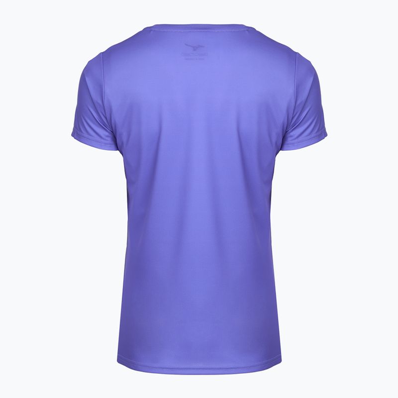 Moteriški bėgimo marškinėliai Mizuno Core Graphic Tee iris bloom 2