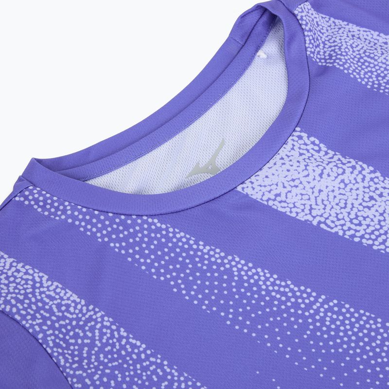 Moteriški bėgimo marškinėliai Mizuno Core Graphic Tee iris bloom 3