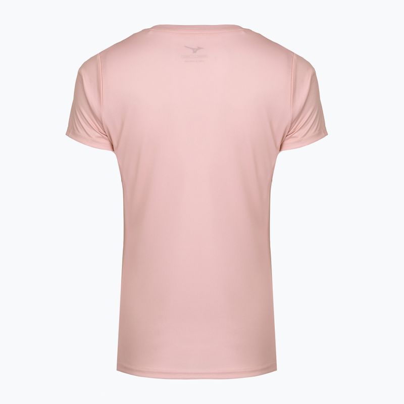 Moteriški bėgimo marškinėliai Mizuno Core Graphic Tee bleached mauve 2