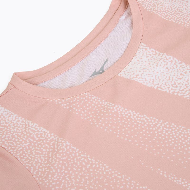 Moteriški bėgimo marškinėliai Mizuno Core Graphic Tee bleached mauve 3